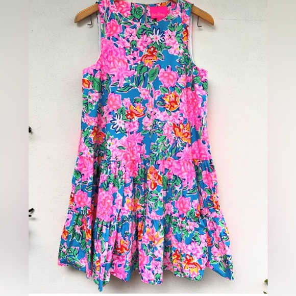 LILLY Pulitzer Trina swing dress in Multi Rose - Picture 4 of 4